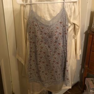Bozzolo Flowered Cami with Lace